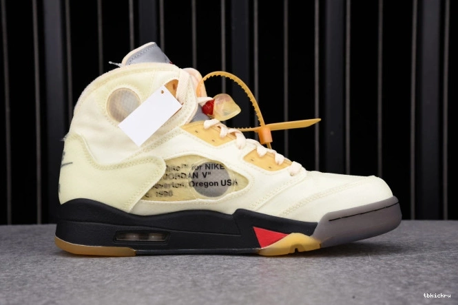 Rep TBkick 5 Sail DH8565-100 Retro Jordan OFF-WHITE 0721